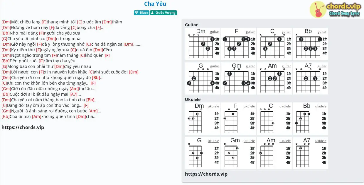 Chord Cha Y u tab song lyric sheet guitar ukulele chords.vip