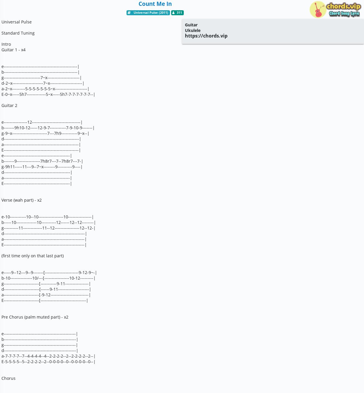 chord-count-me-in-311-tab-song-lyric-sheet-guitar-ukulele