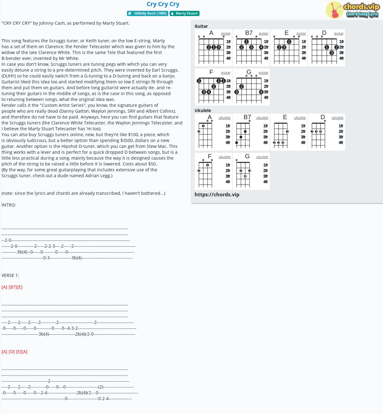 Chord Cry Cry Cry Tab Song Lyric Sheet Guitar Ukulele Chords Vip