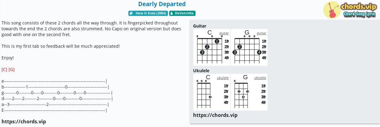 Chord Dearly Departed Devotchka Tab Song Lyric Sheet Guitar Ukulele Chords Vip