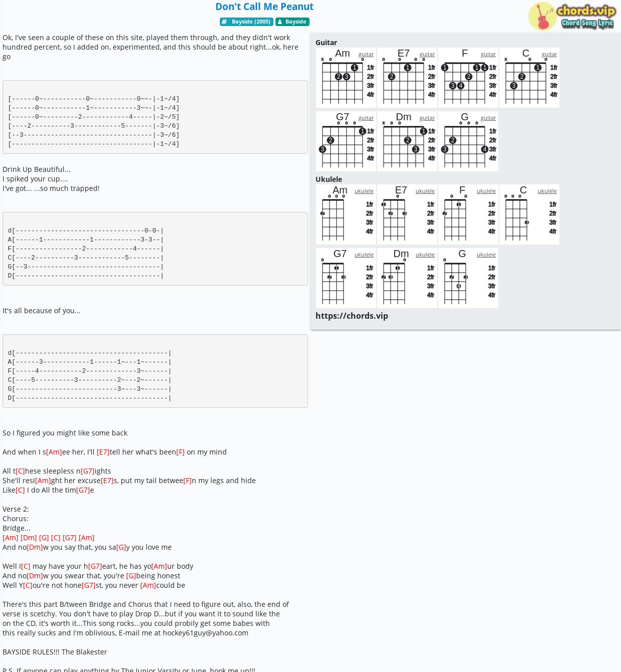 chord-don-t-call-me-peanut-bayside-tab-song-lyric-sheet-guitar-ukulele-chords-vip