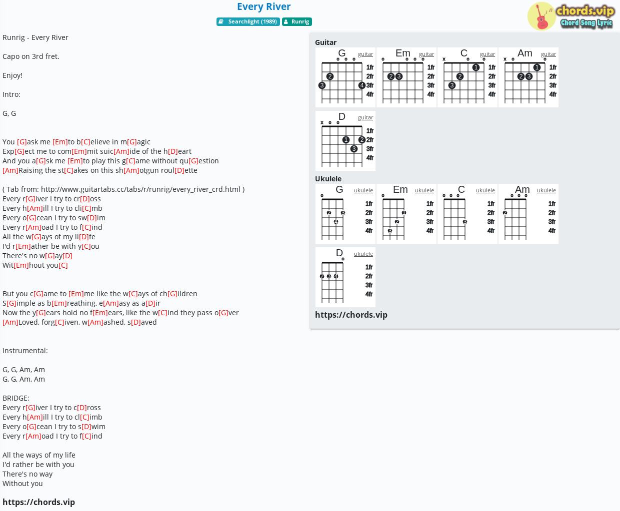 chord-every-river-tab-song-lyric-sheet-guitar-ukulele-chords-vip