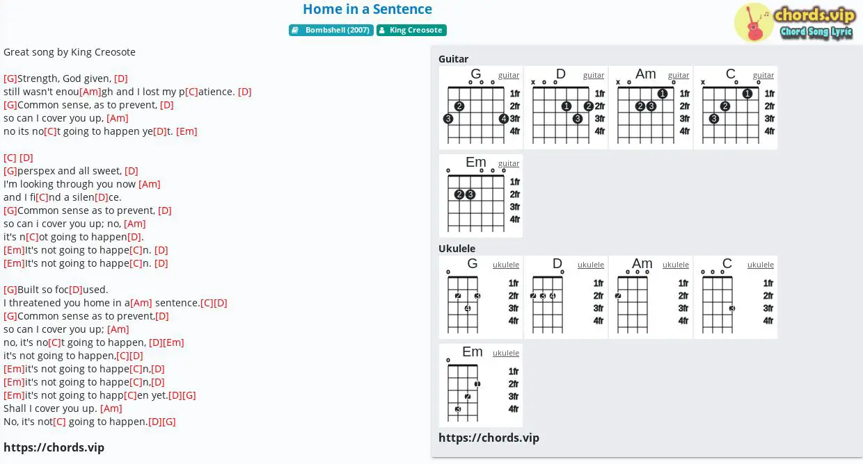 chord-home-in-a-sentence-king-creosote-tab-song-lyric-sheet-guitar-ukulele-chords-vip