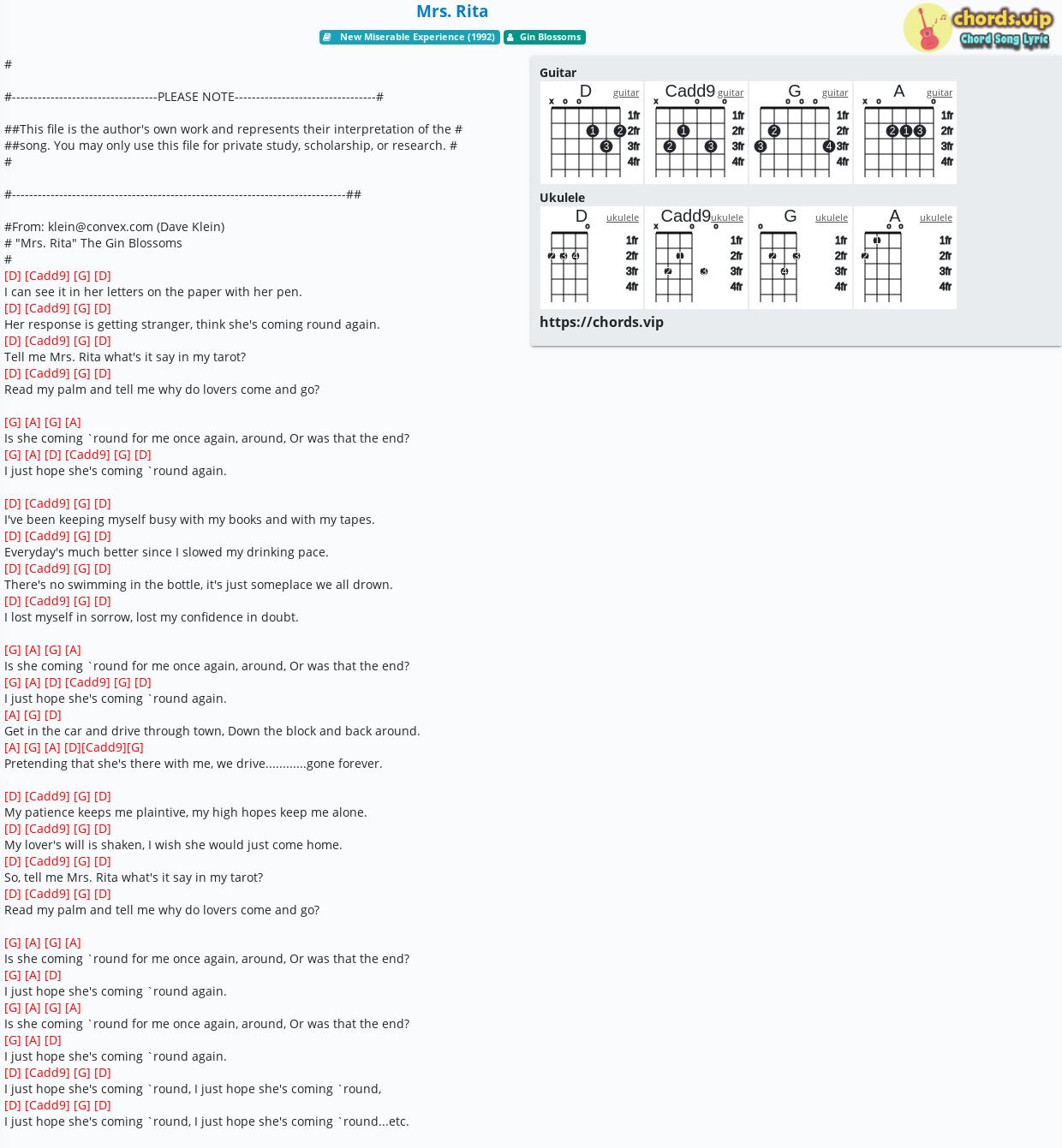 chord-mrs-rita-tab-song-lyric-sheet-guitar-ukulele-chords-vip