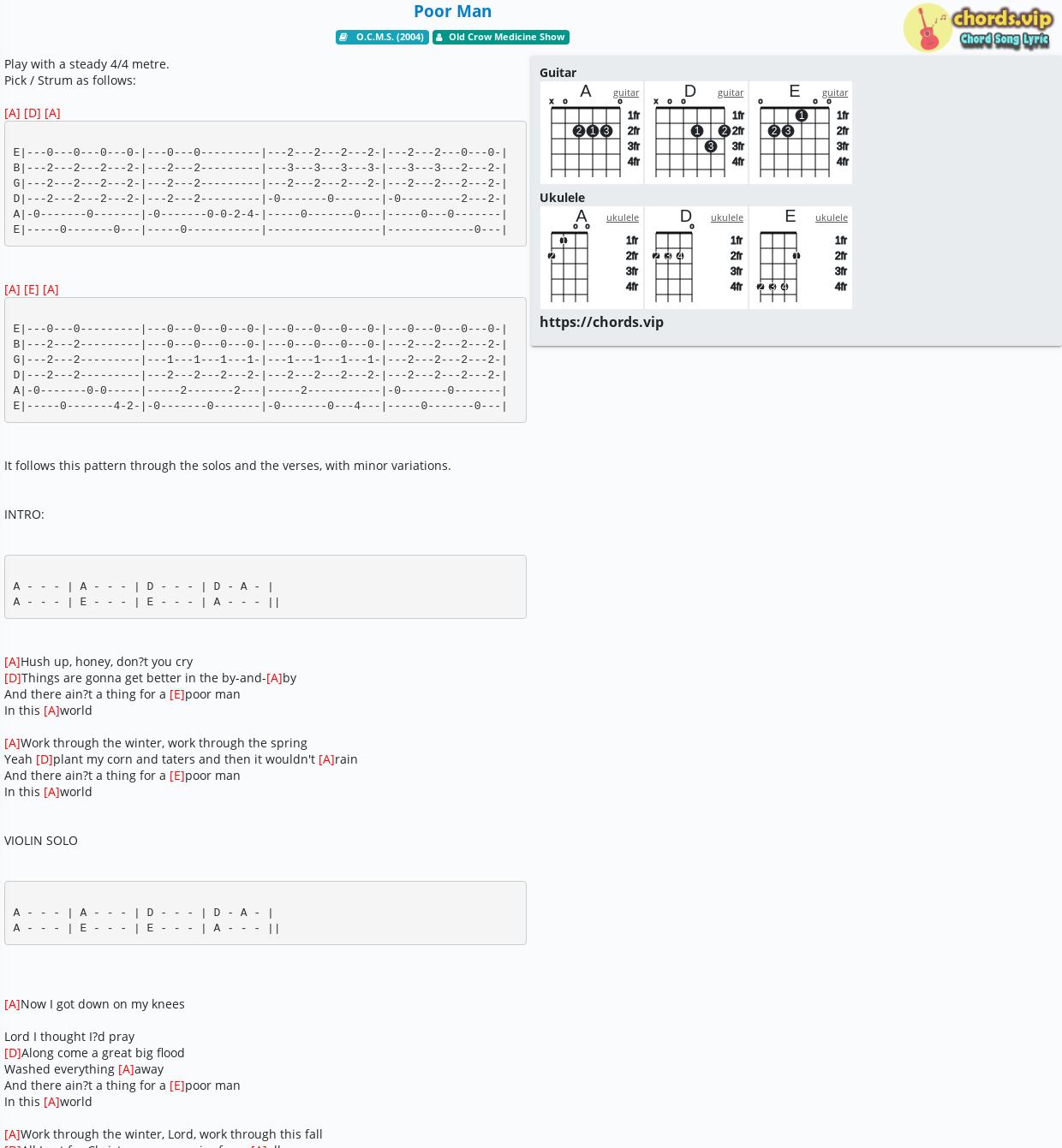 chord-poor-man-tab-song-lyric-sheet-guitar-ukulele-chords-vip