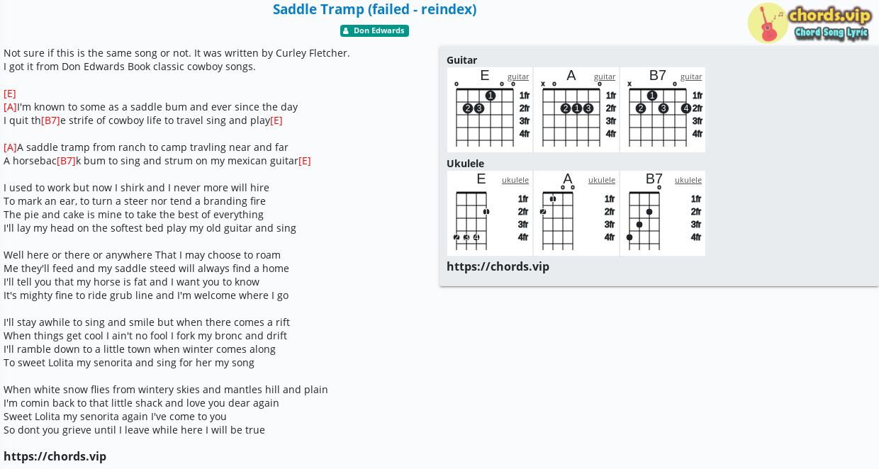 chord-saddle-tramp-failed-reindex-don-edwards-tab-song-lyric