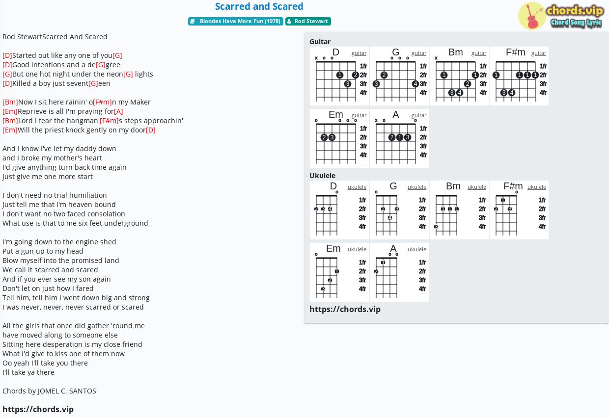 chord-scarred-and-scared-tab-song-lyric-sheet-guitar-ukulele