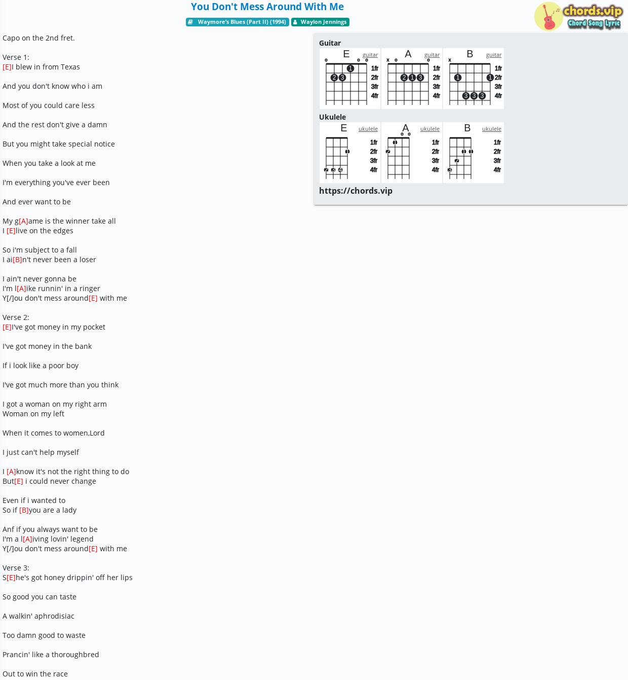 chord-you-don-t-mess-around-with-me-waylon-jennings-tab-song-lyric-sheet-guitar-ukulele