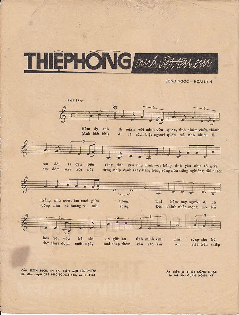 Bài hát Thiệp Hồng Anh viết tên em Lyric của ca sĩ Lâm Nhật Tiến